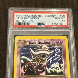 Pokemon Neo Destiny 2002 1st Edition Dark Slowking 20/105 GEM Mint PSA 10 - Image 4