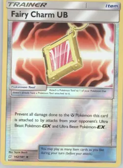 Fairy Charm UB Reverse Holo Pokemon tcg SM - Team Up #142/181 - Image 1