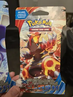 Pokemon TCG XY—Primal Clash Sleeved Booster Packs Pair (2) Kyogre & Groudon - Image 2