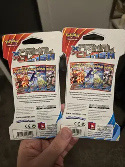 Pokemon TCG XY—Primal Clash Sleeved Booster Packs Pair (2) Kyogre & Groudon - Image 4