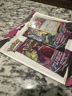 Pokemon TCG Fusion Strike 3 Pack Blister Eevee - Image 2