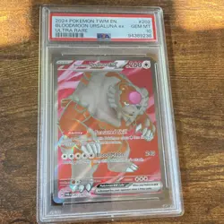 Pokemon Bloodmoon Ursaluna ex 202/167 Sv06 Ultra Rare Holo PSA 10 2024 - Image 1