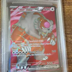 Pokemon Bloodmoon Ursaluna ex 202/167 Sv06 Ultra Rare Holo PSA 10 2024 - Image 3