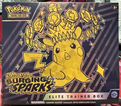 Pokemon TCG Scarlet and Violet Surging Sparks Elite Trainer Box ETB New/Sealed - Image 1