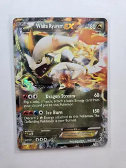 Pokemon TCG White Kyurem EX Ultra Rare Holo 103/149 Boundaries Crossed AA58 - Image 1