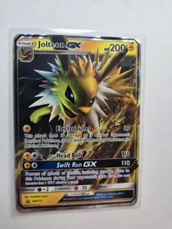 Pokemon Jolteon GX Black Star Promo SM173 DMG AA56 - Image 1
