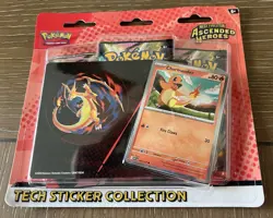 Pokemon TCG Mega Evolution Ascended Heroes Tech Sticker Promo Foil Charmander - Image 1