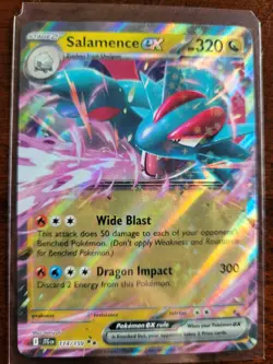 Salamence ex 114/159 Sv09: Journey Together Holo Pokemon - Image 1