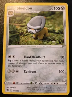 Shieldon 109/189 Uncommon Sword & Shield: Astral Radiance Pokemon TCG - Image 1