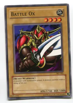 Yu-Gi-Oh! Battle Ox Common englisch SKE-002 Kampfochse - Image 1