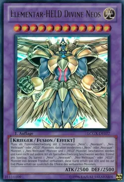 Elementar-HELD Divine Neos - LCGX-DE077 - Ultra Rare - 1. Auflage - Yu-Gi-Oh - Image 1