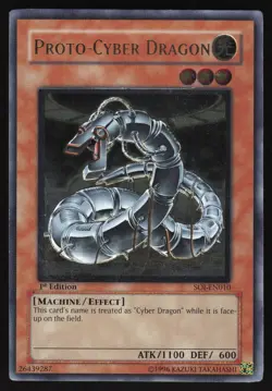 Proto-Cyber Dragon - SOI-EN010 - Ultimate Rare - 1st Edition Yugioh - Image 1