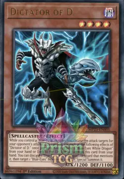 1st ed Dictator of D. ultra rare MP23-EN005 Yugioh - Image 1