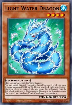 MZMU-EN031 Light Water Dragon Rare 1st Edition YuGiOh - Image 1