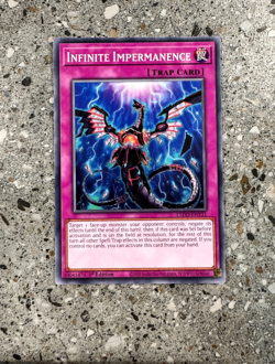 Yugioh TCG Infinite Impermanence L5DD-ENY31 1st Edition NM-M Combined Ship - Image 1