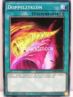 Yu-Gi-Oh - 2x Doppelzyklon - SDSE - Structure Deck Synchron Extreme - Image 1
