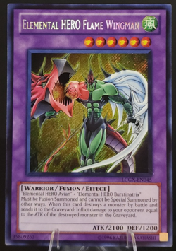 Elemental HERO Flame Wingman LCGX-EN045 SR - Yu-Gi-Oh! TCG - LC 2 (NM) - Image 1