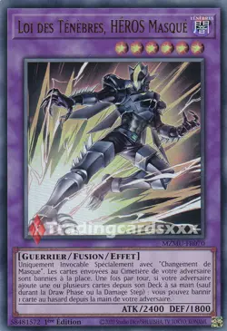 Yu-Gi-Oh! Loi des Tenebres, HEROS Masque : UR MZMU-FR070 - Image 1