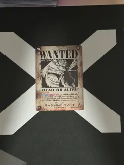 Marshall D. Teach OP09-093 Japanese Wanted Poster One Piece - Image 1