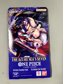 x5 One Piece The Azure Sea's Seven Sleeved Booster Pack English OP-14 - Image 1