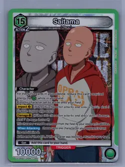 Union Arena CCG One Punch Man Saitama UE06BT/OPM-1-062 SR - English - Image 1