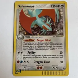 Salamence 10/97 EX Dragon 2003 Rare Holo e-Series Pokemon Card TCG - Image 1