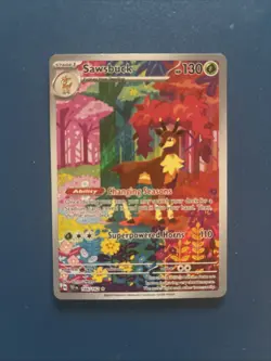 Pokemon TCG Sawsbuck Card Temporal Forces 166/162SV05 - Image 2