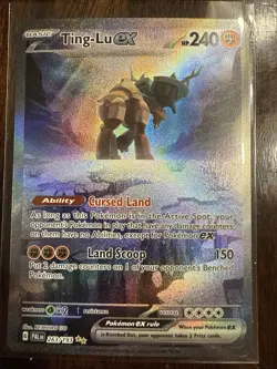 Pokemon TCG Ting-Lu EX Scarlet & Violet Paldea Evolved Holo Card 263/193 - Image 1