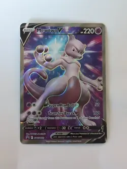 2022 Pokemon Mewtwo V SWSH229 Sword & Shield Promo Cards Holo - Image 1