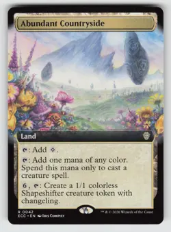 Abundant Countryside (Extended Art) *Non-Foil* ECC 42 NM - Image 1