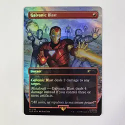 NM Foil Galvanic Blast Secret Lair Marvel Iron Man Instant SLD MTG Burn Artifact - Image 1