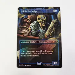 Eddie The Judge Foil Bruvac Grandiloquent Secret Lair Iron Maiden: Unchained MTG - Image 1