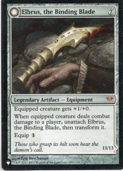 MTG: The List Reprints: Elbrus, the Binding Blade: Lightly Played Condition - Image 1