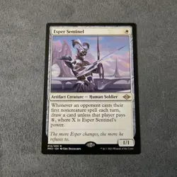 Magic: The Gathering Esper Sentinel Modern Horizons 2 Rare White MTG #012 - Image 1