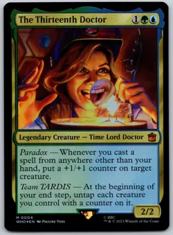 The Thirteenth Doctor Foil M Universes Beyond: Doctor Who 4 NM - Image 1