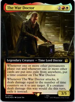 The War Doctor (Extended Art) (Foil) Universes Beyond: Doctor Who, 452 NM - Image 1