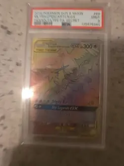 Pokemon TCG Moltres Zapdos Articuno GX 69/68 Hidden Fates Secret Rare Psa 9 - Image 1