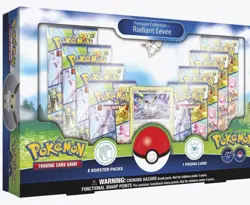 Pokemon TCG (Pokemon Go) Radiant Eevee Premium Collection Box (1 New Sealed) - Image 1