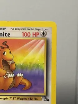 Dragonite 19/62 Fossil Regular Pokemon TCG - EX-NM - Image 3