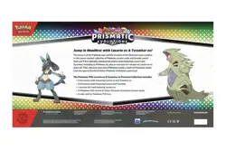 Sam's Club Pokemon Prismatic Evolutions LUCARIO ex & TYRANITAR ex TCG FOIL 820650856716 - Image 2