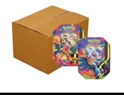Pokemon TCG Mega Charizard ex Tins Case Of 6 Sealed PRE-SALE Ships 2/20/2026 - Image 1