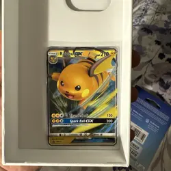 Pokemon TCG Raichu GX Sun & Moon SM213 Holo Promo Promo - Image 1