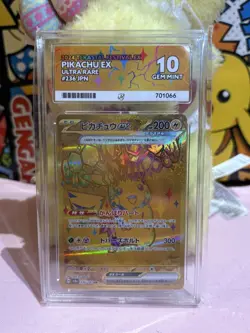 POKEMON TCG - Pikachu EX - Terastal Festival 236/187 (UR) - ACE 10 - Image 1