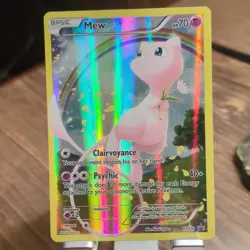 Pokemon Mew XY Holo Basic Psychic XY110 HP70 2016 English - Image 1