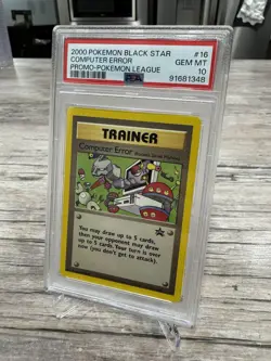 PSA 10 2000 POKEMON PROMO BLACK STAR 16 COMPUTER ERROR POKEMON LEAGUE - Image 2