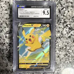 Pokemon Pikachu V SWSH143 Sword & Shield Promo Holo CGC 9.5 English - Image 1
