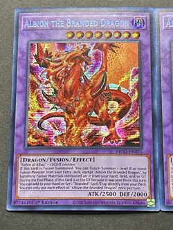 3x Albion The Branded Dragon | MP22-EN076 | Prismatic Secret Rare | NM | YuGiOh! - Image 3