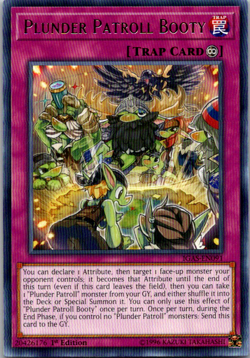 Plunder Patroll Booty - IGAS-EN091 - NM - Rare - 1st ed - Yugioh - Image 1