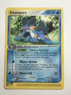 Swampert - Pokemon Card - EX Ruby Sapphire 23/109 - Rare Non-Holo - Image 2