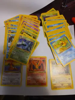 Pokemon Card Lot Fossil Unlimited 57 Cards - Image 1